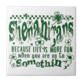 St. Patrick's Day Fliese (Vorderseite)
