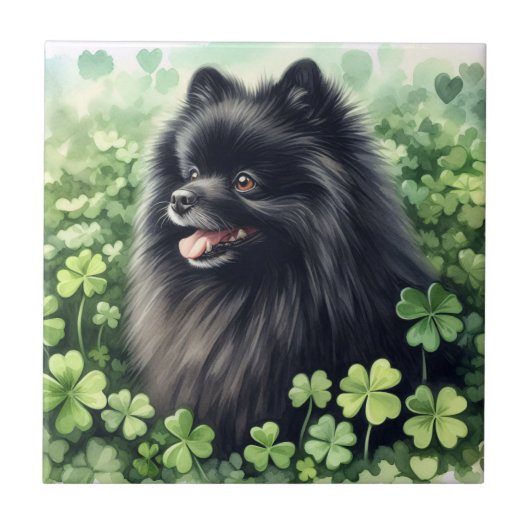 St. Patricks Day Fliese (Vorderseite)