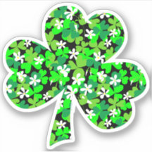 St Patrick's Day Floral Kleeblatt