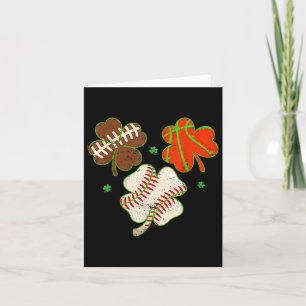 St Patricks Day Football Baseball Basketball Men B Karte