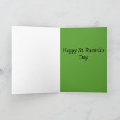 St. Patrick's Day for Barber Dankeskarte (Innenseite)