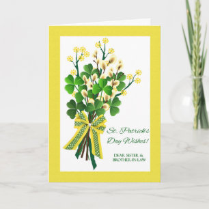 St. Patrick's Day for Sister and Brother in Law Karte