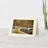 St Patrick's Day - Forsyth Fountain, Savannah, GA Karte (Vorderseite)