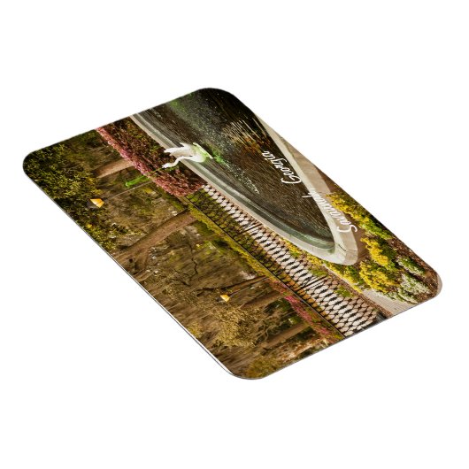 St Patrick's Day - Forsyth Fountain, Savannah, GA Magnet (Rechte Seite)