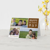 St. Patricks Day Foto Collage Green Kleeblatt Karte (Gelbe Blume)