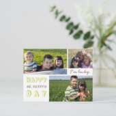 St. Patrick's Day Foto Collage Postcard Vorlage Postkarte (Stehend Vorderseite)