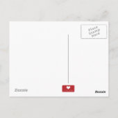 St Patrick's Day Foto Postcard Template | Ausschne Postkarte (Rückseite)