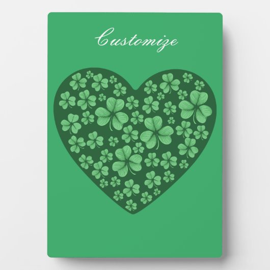 St. Patrick's Day Fotoplatte (Vorderseite)