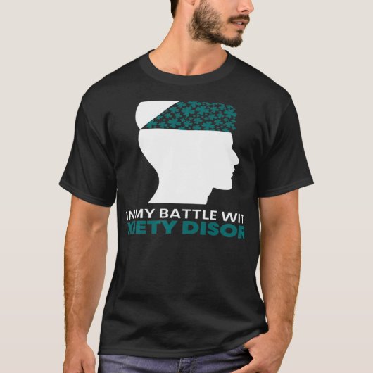 St Patricks Day Four Leaf C Mind Angststörung T-Shirt (Vorderseite)
