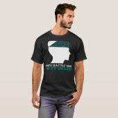 St Patricks Day Four Leaf C Mind Angststörung T-Shirt (Vorne ganz)