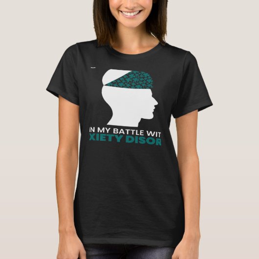 St Patricks Day Four Leaf C Mind Anxiety Disorder T-Shirt (Vorderseite)