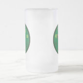 St. Patrick's Day Fox Mattglas Bierglas (Mittel)