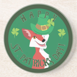 St. Patrick's Day Fox Untersetzer