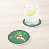 St. Patrick's Day Fox Untersetzer (Seite)