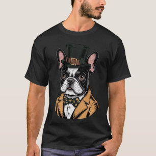 St. Patrick's Day Französische Bulldogge Lustiger T-Shirt