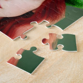St. Patricks Day Frau in Tophat Puzzle (Seite)