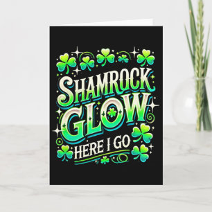 St Patricks Day Frauen Shamrock Saint Patricks Day Karte
