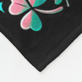 St Patricks Day Frauen Shamrock St Patricks Day Fleecedecke (Ecke)