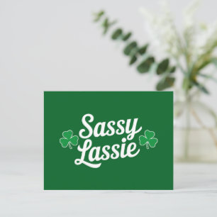 St Patricks Day Freche Göre Lustiger Irischer  Postkarte
