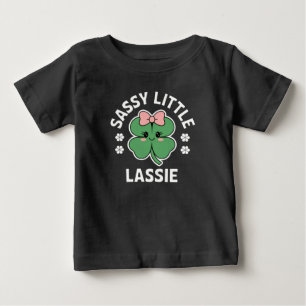 St Patricks Day Freche Kleine Göre Kinder Mädchen Baby T-shirt