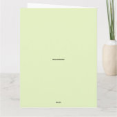 ST. PATRICK'S DAY FREUND-GRÜßKARTE KARTE (Rückseite)