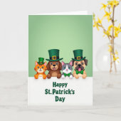 St. Patricks Day Freunde Karte (Gelbe Blume)