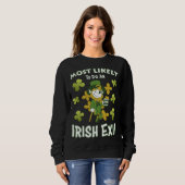 St. Patricks Day führt höchstwahrscheinlich einen  Sweatshirt (Vorne ganz)