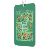 St. Patrick's Day Fun Adorable "Party Leprechauns" Autolufterfrischer (Links)