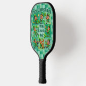 St. Patrick's Day Fun Adorable "Party Leprechauns" Pickleball Schläger (Links)