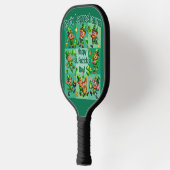 St. Patrick's Day Fun Adorable "Party Leprechauns" Pickleball Schläger (Links)