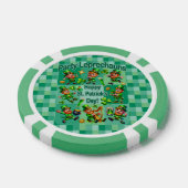 St. Patrick's Day Fun Adorable "Party Leprechauns" Pokerchips (Einzeln)