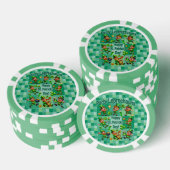 St. Patrick's Day Fun Adorable "Party Leprechauns" Pokerchips (Stapel)