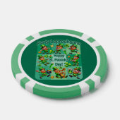 St. Patrick's Day Fun Adorable "Party Leprechauns" Pokerchips (Einzeln)