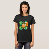 St Patrick's Day Fun Beer Drink Party Dublin Irlan T-Shirt (Vorne ganz)