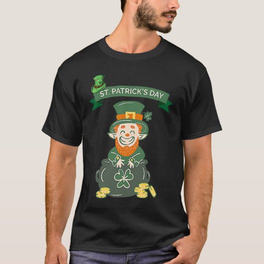 St Patrick's Day Fun Beer Drink Party Dublin Irlan T-Shirt (Vorderseite)