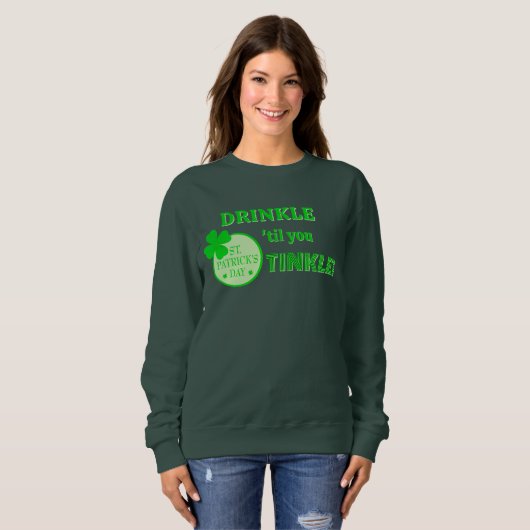 St Patrick's Day FUN! Best Group or individual Sweatshirt (Vorne ganz)