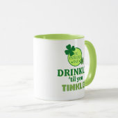 St Patrick's Day FUN! Best Group or individual Tasse (VorderseiteRechts)