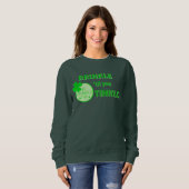 St. Patricks Day FUN! Beste Gruppe oder Einzelpers Sweatshirt (Vorne ganz)