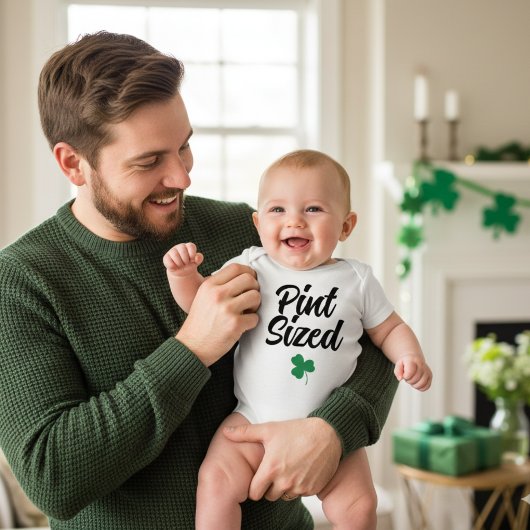 St. Patrick's Day Fun: Pint Sized Baby Strampler
