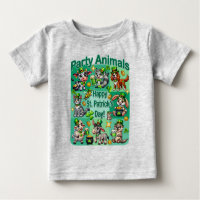 St. Patrick's Day Fun und Adorable "Party Animals"