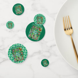 St. Patrick's Day Fun und Adorable "Party Animals" Konfetti
