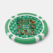 St. Patrick's Day Fun und Adorable "Party Animals" Pokerchips (Einzeln)