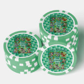 St. Patrick's Day Fun und Adorable "Party Animals" Pokerchips (Stapel)
