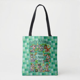 St. Patrick's Day Fun und Adorable "Party Animals" Tasche