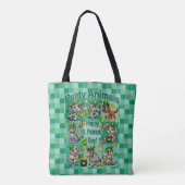 St. Patrick's Day Fun und Adorable "Party Animals" Tasche (Rückseite)