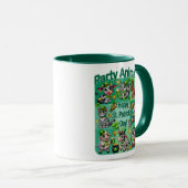 St. Patrick's Day Fun und Adorable "Party Animals" Tasse (VorderseiteRechts)