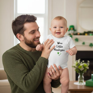 St. Patrick's Day Fun: Wee Little Hooligan Baby Strampler
