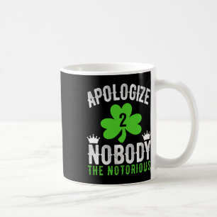 St. Patrick's Day Funny Fighter Drinker Irish Cono Kaffeetasse