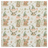 St. Patrick's Day Funny Gnome Coffee Pattern Stoff (Muster)