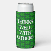 St Patrick's Day Funny Green Seltzer Can Coolers Selters Dosenkühler (Seltzer Vorderseite)